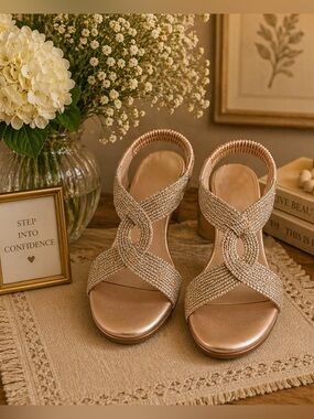 Women's 🎁 Unbranded Sandals Gold Size 41 🎁